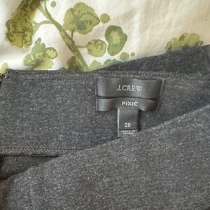 J.Crew Charcoal Pixie Pants